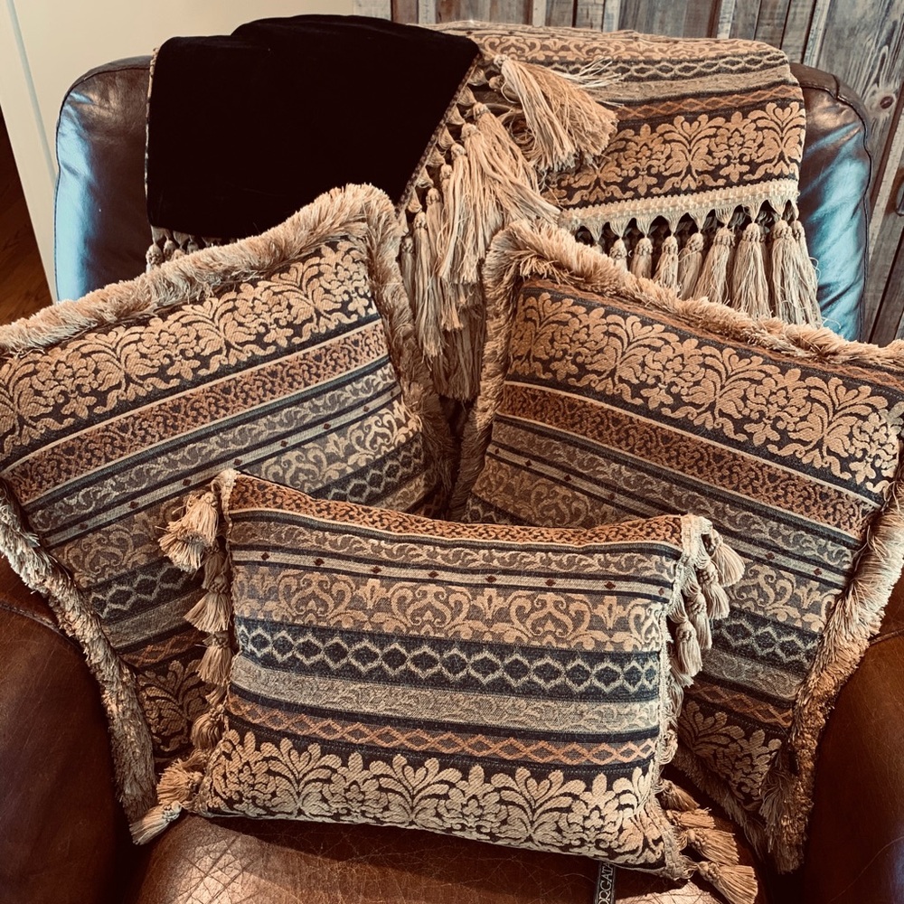 Borgata Throw and Pillows